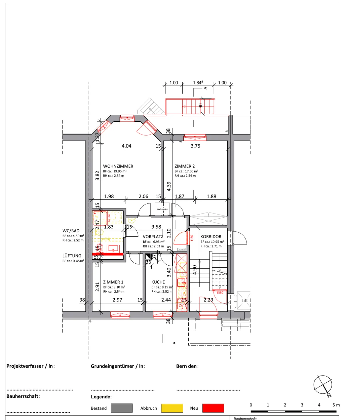 Mehrfamilienhaus Bern – Erdgeschoss