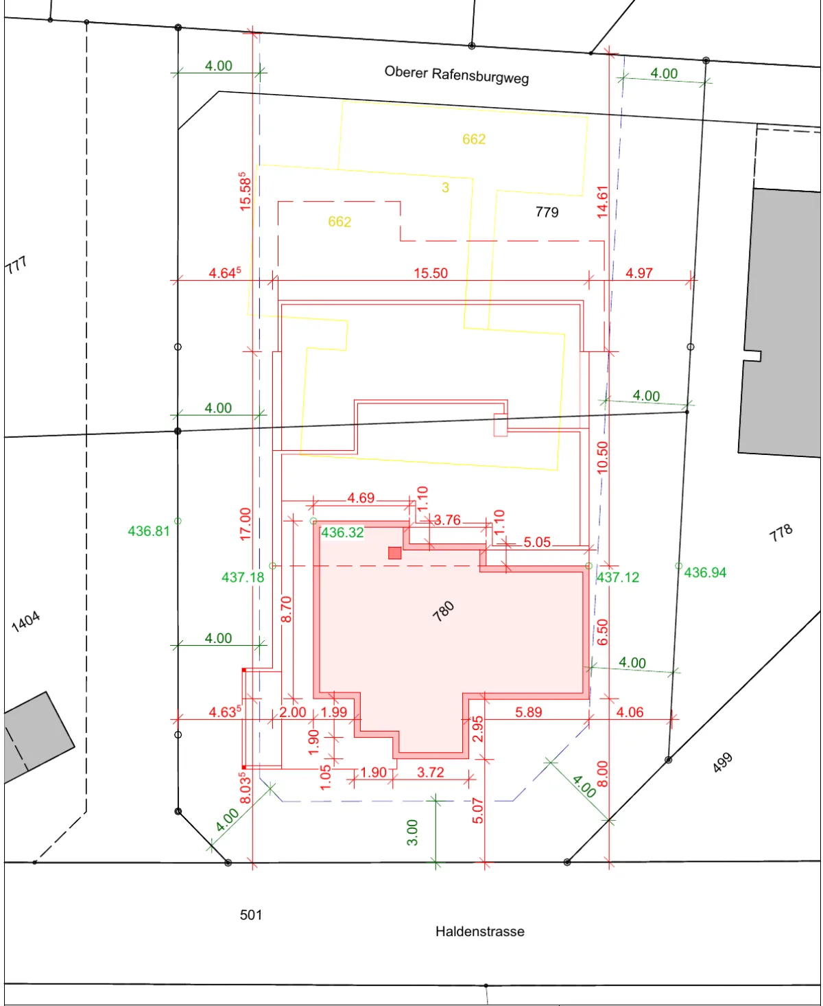Neubau Mehrfamilienhaus – Situationsplan